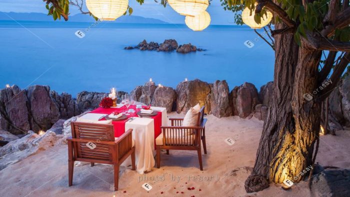 泰国苏梅海岛婚礼，四季酒店浪漫婚礼套餐